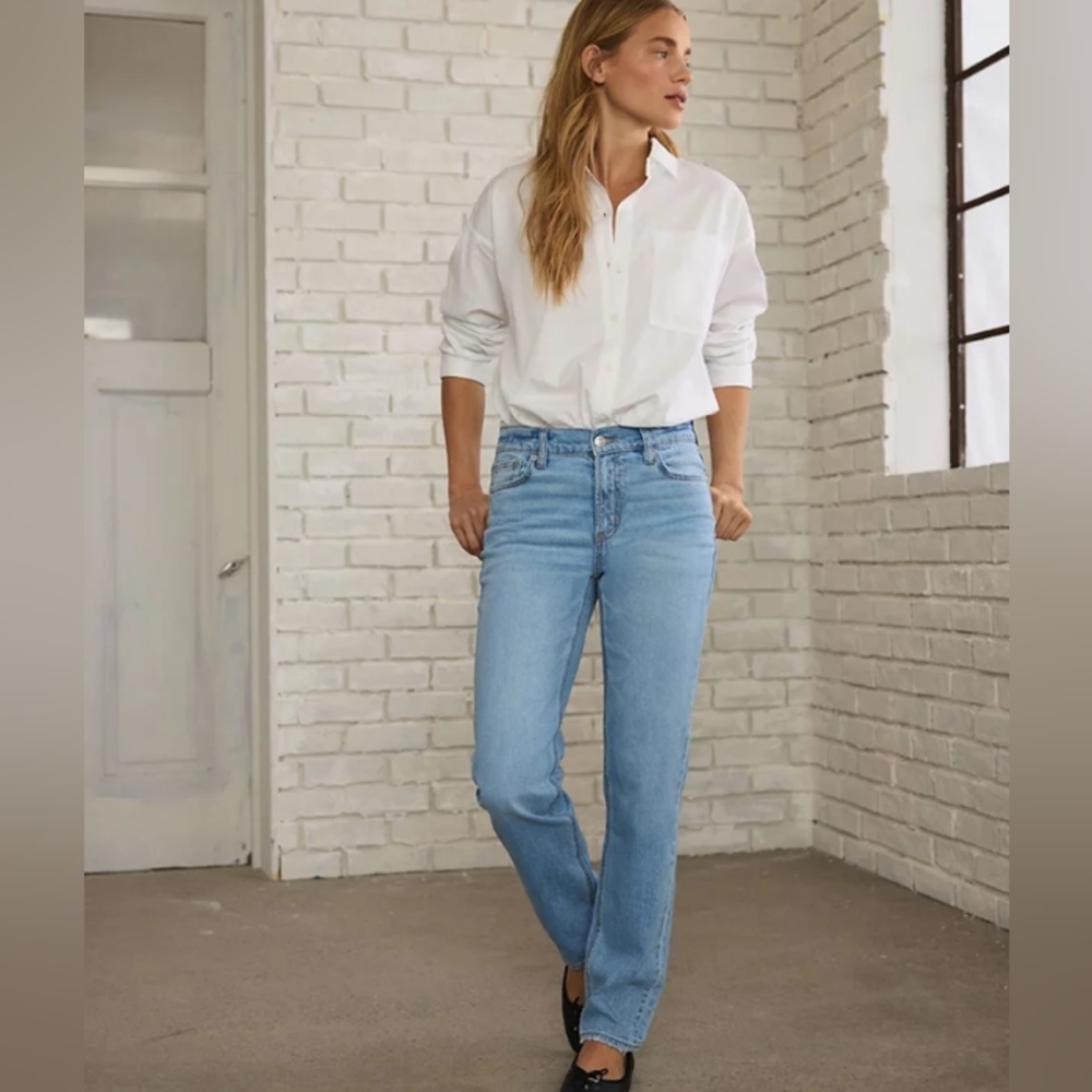 Selected Femme organic cotton Straight Leg